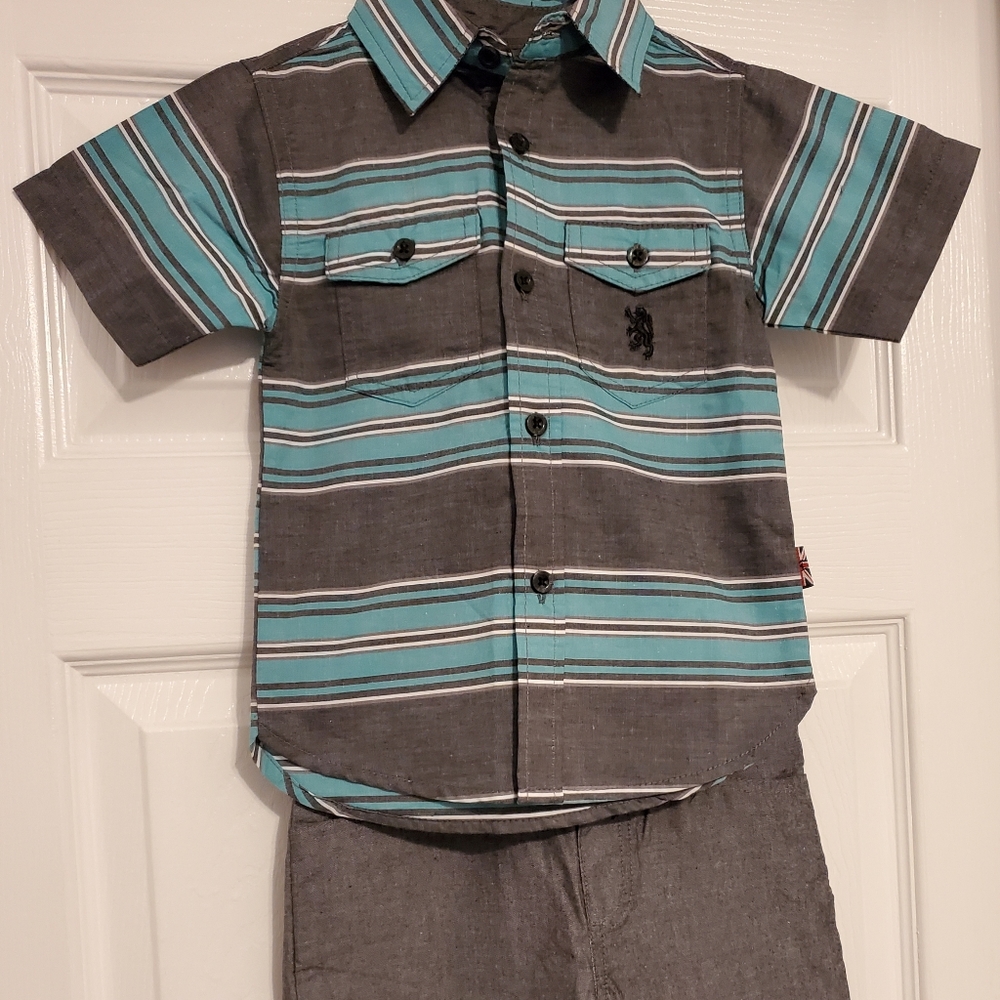 English Laundry, boys, size 4T, 3-piece short set
